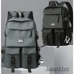 製造元直販! リュック メンズ レディース 通学 大容量 防水 軽量 おしゃれ A4 撥水 通勤 PC収納 多機能 デイバッグ シンプル 黒 グレー【0807⑤】