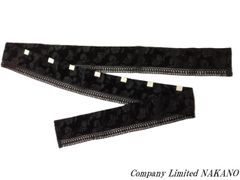 トラック用 グルット フロントカーテン 両面絢華 AYAKA ブラック 4000×180ｍｍ 助手席 フロント 運転席までグルット 西日対策のサムネイル