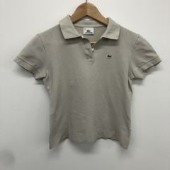 【LACOSTE】ラコステ　半袖　レディース　夏服　トップス　ワンポイント　グレー系　サイズ42