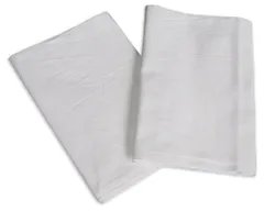 【新着商品】シングルサイズ ホワイト 綿100% 敷布団用 【2点セット】 (150cm×250cm) (小分け売り) フラットシーツ 業務用