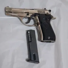 マルシン ベレッタm84bシルバーABS モデルガン ジャンク