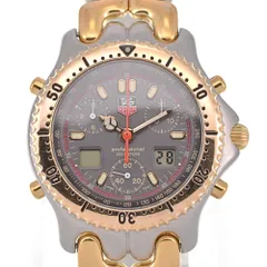 タグホイヤー TAG HEUER CG1122-0 S/el セナモデル デジアナ SS/GP クォーツ メンズ美品内箱付き G#127974のサムネイル