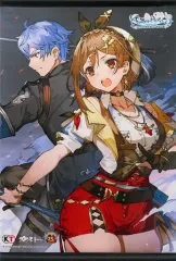 【中古】タペストリー [単品] ライザ＆ボオス ファミ通描き下ろしB2タペストリー 「PS5/PS4/Switchソフト ライザのアトリエ3 ～終わりの錬金術士と秘密の鍵～ 電撃スペシャルパック」 同梱特典