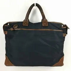 ユナイテッドアローズ　ブリーフケース　ビジネスバッグ　ダークネイビー/紺　書類かばん　ナイロン　管NO.B12-39<sale>
