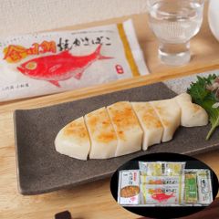 「貴千」かまぼこ 5種詰合せ 計7枚入り 錦焼×1枚、金目鯛焼かまぼこ 贅沢チーズ ワインによく合うかまぼこバジルチキン 魚さし ギフト ご贈答にも