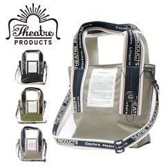 THEATRE PRODUCTS シアタープロダクツ MISSISSIPPI 2WAY トート S BL230337 ショルダー ファスナー付き オリジナル配色テープ 