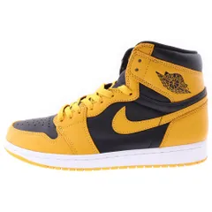 NIKE (ナイキ) AIR JORDAN HIGH OG POLLEN エアジョーダン1 パラン ハイカットスニーカー イエロー/ブラック US10/28cm 555088-701