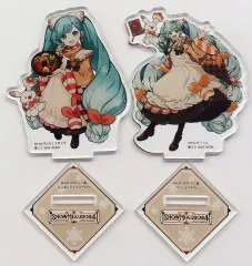 【中古】アクリルスタンド・アクリルパネル 雪ミク Art by けーしん＆びんちょうまぐろ アクリルスタンド2個セット 「SNOW MIKU 2024」