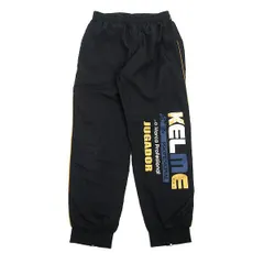 s■ケルメ/KELME 裏地メッシュ トレーニングパンツ/スポーツウェア【S】黒/MENS/144【中古】