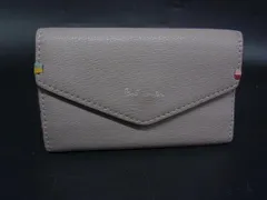 ■美品■ Paul Smith ポールスミス BPW261 レザー 4連 キーケース 鍵入れ レディース メンズ グレージュ系 DJ4811
