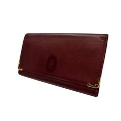 Cartier ワインレッド マルチケース Cartier カルティエ マルチケース ブラウン ワインレッド レザー