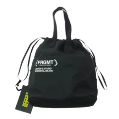 MONCLER モンクレール 22AW H209U5D00003 M2471 GENIUS ジーニアス FRAGMENT TOTE BAG フラグメント ロゴプリント ナイロン トート バッグ ブラック系【美品】【中古】のサムネイル