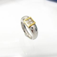 P/K！コンビダイヤモンドリング