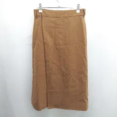 ◇ ⊇ ◎ URBAN RESEARCH ROSSO ロッソ ラップ風 膝下丈 タイト スカート サイズ38 ブラウン レディース E  【1506110008176】のサムネイル