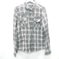 ◇ ⊇ ◎ DIFFERENCE RUPERT ディファレンスルパート チェック柄 綿 長袖 シャツ サイズ3 ダークグレー系 メンズ E  【1409240001553】のサムネイル