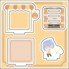 【中古】アクリルスタンド・アクリルパネル 斑鳩三角×こぎみゅん アクリルスタンドプレート 「A3!(エースリー)×サンリオキャラクターズ」
