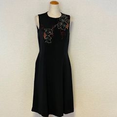 VIVIENNE TAM ドラゴン刺繍 チャイナドレス風 ワンピース 38 黒
