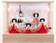 雛人形ーケース飾り