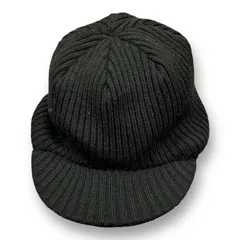 UNDERCOVER 22AW ツバ付き リブ ニットキャップ CAP ニット帽 アンダーカバー UC2B4H03  ブラック F  63048Aのサムネイル