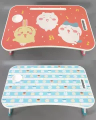 【新品】ちいかわ 折りたたみテーブル 　ピンク ちいかわ 折りたたみテーブル 2種 ブルー ピンク 2点 新品 未
