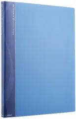 【期間限定】【在庫セール】ナカバヤシ B4クリアブック クリアファイル 20ポケット ブルー CB1022B-N