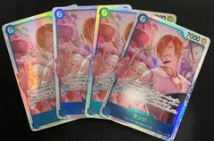 サンジ(SR){青}　[神速の拳] 　4枚セット