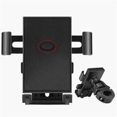 自転車 スマホホルダー バイク 自動ロック 振れ止め 脱落防止 固定 マウント スタンド 防水 iPhone android 360度 脱着簡単 オートバイ ベビーカー ku10000a003