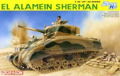 イギリス陸軍 エル・アラメイン・シャーマン w/マジックトラック プラモデル　T735のサムネイル