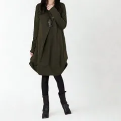 レディースワンピース チュニック ワンピース ワンピ レディース 春 秋 冬