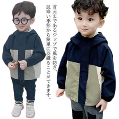 キッズ マウンテンパーカー 薄手＆中綿 ウインドブレーカー 子供服 男の子 ジャケット ブルゾン ベビー 春秋冬 ジャンパー 裏地付き アウター ジュニア 韓国子供服 80 90 100 110 Hqv3760