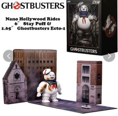 Nano Hollywood Rides Stay Puft and Ghostbusters Ecto-1【ゴーストバスターズ】