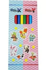 【中古】ペン ポケットモンスターX・Y 色えんぴつセット(6本セット) 「3DSソフト ポケットモンスター X・Y」 TSUTAYA予約特典
