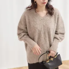 JOURNAL STANDARD L’essage (ジャーナルスタンダードレサージュ) 24080370438140 FOX CASHMERE Vネックプルオーバー レディース ベージュ FREE