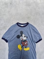 【グッドフェード】　Disney　ディズニー　ミッキーマウス　リンガーTシャツ　Tシャツ　Mサイズ