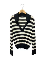 デイジーリン Knit Top Rugger Fan 06233 ニット 40 ブラック Ｖネック ITF065QDITH2のサムネイル