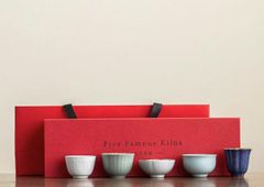 中国茶器　茶杯　汝窯茶器　五つセット