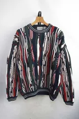 COTTON TRADERS コットン 3Dニット セーター【L】【古着】【中古】【メンズ】【レディース】男性 女性 オールド 【ヴィンテージ】 【ビンテージ】【vintage】 90s 90’s アメカジ クージー COOGI オシャレ おしゃれ