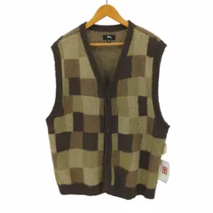 ステューシー Stussy 21AW Wobbly Check Sweater Vest メンズ import：XL のサムネイル