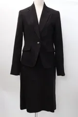 23区ニジュウサンク エルモザスエードジャケットスカートスーツ セットアップ【上38下38】【LSTA60636】