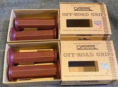 【新品】ariete Heritage Off-road グリップ 2個セットHexagonal アズキ／非貫通 00699-CF オフロードグリップ