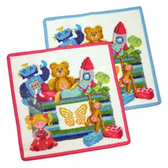 フェイラー ハンカチ ハンドタオル Toybox 2.0 おもちゃ箱 25cm