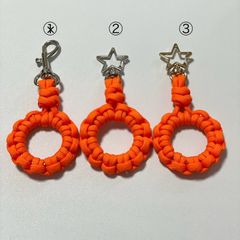 パラコード　パラコードチャーム　パラコードキーリング　チャーム　キーリング
