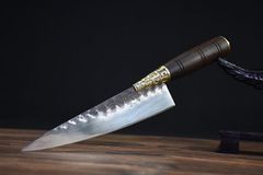 切付包丁 和包丁牛刀 柳刃包丁 200mm モリブデンバナジウム鋼  料理包丁
