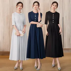 ロングワンピース パーティードレス お誕生日 披露宴 卒業式 入学式 お呼ばれ ドレス 花嫁 ドレス 演奏会 結婚式 フォーマル 二次会 ワンピース ドレス 花嫁 二次会xiuhua02