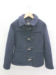 ◇ ◎ LONDON TRADITION ロンドン 英国製 2way ショート丈 長袖 ダッフルコート サイズ34 ネイビー レディース P  【1406240024513】