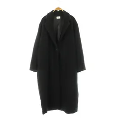アングリッド UNGRID 22AW ルーズシルエットチェスターコート ロング 総裏地 M 黒 ブラック /MY ■OSのサムネイル