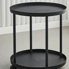 本日限定！即日発送可！IKEA BORGEBY ボルゲビー 黒 丸テーブル - メルカリ