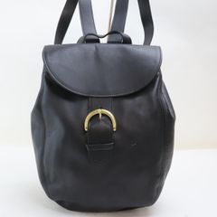 未使用 BARNEYS NEW YORK レザー バックパック ネイビー - メルカリ