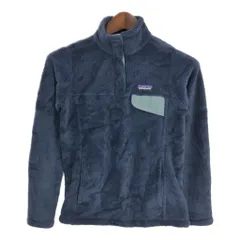 patagonia パタゴニア リツール スナップT フリースジャケット アウトドア ネイビー (レディース XS) 中古 古着 S9657