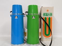 B01　昭和レトロポップ 孔雀印 ピーコック 水筒 魔法瓶 ２本セット デッドストック品